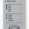 Mack 1017747 - tandveerring staal verzinkt 35 st m4 | 10 stuks