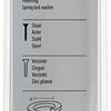 Mack 1017758 - veerring staal verzinkt 12 st m 12 | 10 stuks