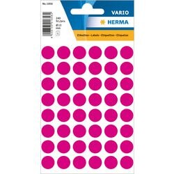 Markeringspunten herma 1856 roze ø 13 mm 5 vellen à 48 etiketten
