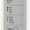 Mack 1017776 - schroefoog staal verzinkt 4 st 5,0 x 30 mm | 10 stuks