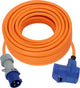 Brennenstuhl cee verlengkabel 25m kabel in oranje (cee stekker en hoekkoppeling incl. combinatie stekkerdoos met led-spanningsindicator, 230v 16a, voor permanent gebruik buitenshuis, made in germany)