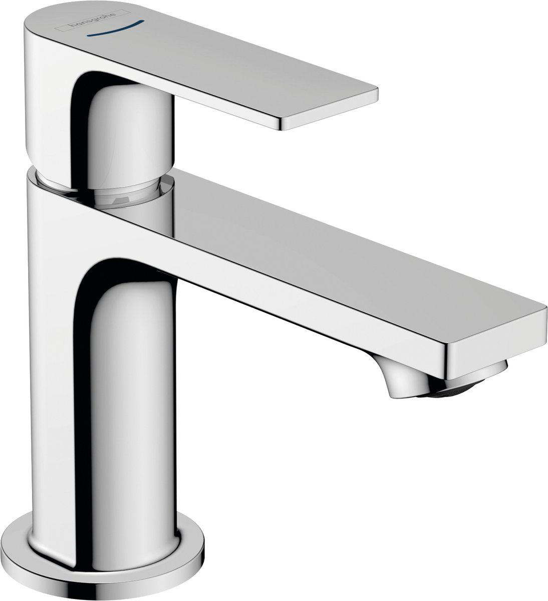 Hansgrohe rebris e - fonteinkraan - toiletkraan - ééngreeps bediening - zonder waste - 80mm maat - voor koud water - chroom