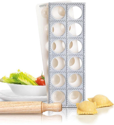 Gefu tasca raviolimaker - 3-delige set - ravioli vorm - pasta maker voor 12 ravioli