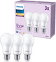 Philips led lamp mat - 100 w - e27 - warmwit licht - 3 stuks