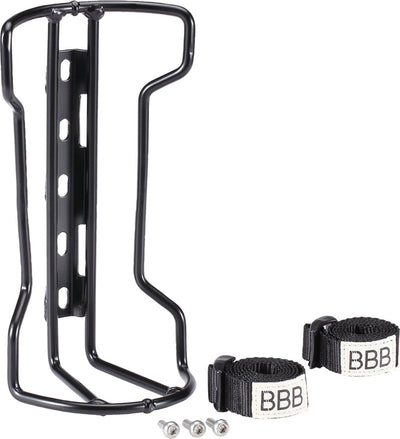 Bbb cycling stackrack bagagehouder - montage op voorvork - lichtgewicht bikepacking bagagerek - zwart - bbc-81