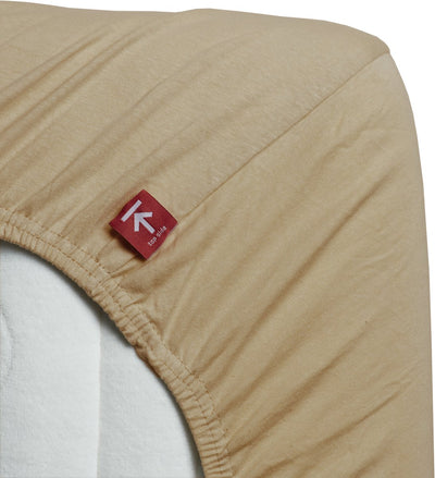 Beddinghouse - jersey - split-topper - hoeslaken - 180x220 cm - camel