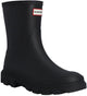 Hunter downpour short boot unisex regenlaarzen - zwart