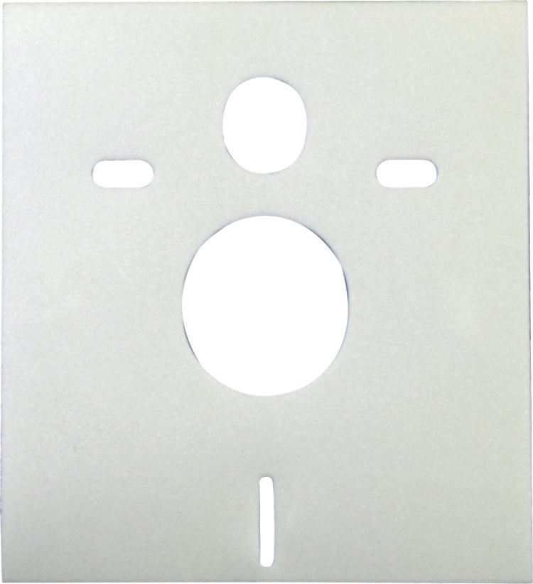 Plieger isolatiemat voor hangend toilet bidet met steunbussen