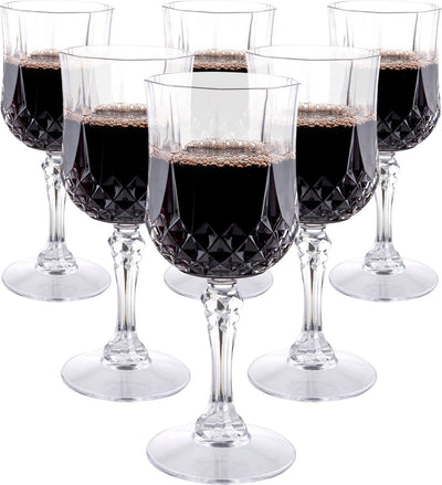 Alpina wijnglazen - set van 6 - 200ml - gehard kunststof