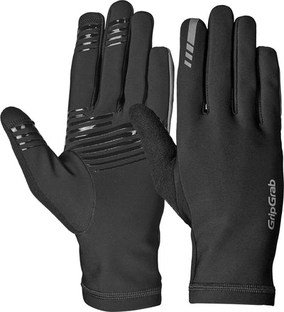 Gripgrab - insulator 2 lente herfst fietshandschoenen lange vinger thermo zonder padding - zwart - unisex - maat s