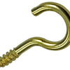 Mack 1019696 - schroefhaak messing 7 st 2,5 x 12mm | 10 stuks