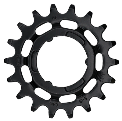 KMC tandwiel Shimano narrow 18T achter zwart