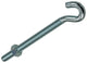 Mack 1017814 - schroefhaak metrisch + moer verzinkt 2st m8 x 100 mm | 5 stuks