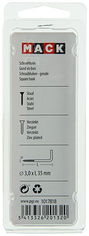 Mack 1017818 - schroefduim staal verzinkt 15 st 3,0 x 35 mm | 10 stuks - afbeelding 2