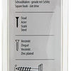 Mack 1017831 - schroefduim met gleuf staal verz. 5 st 5,0 x 50 mm | 10 stuks