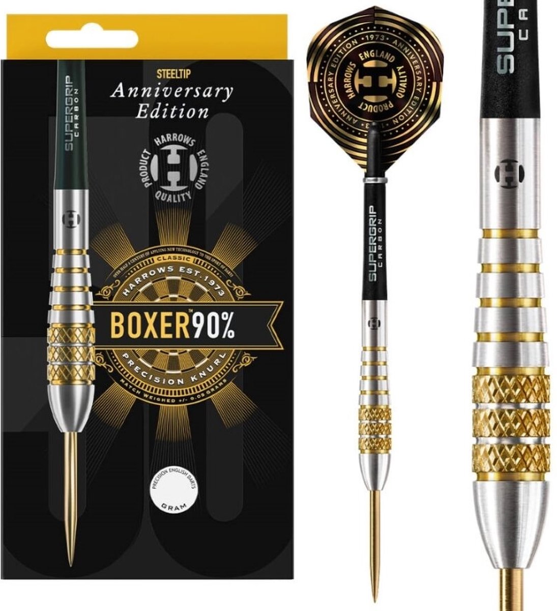 Harrows darts - boxer bomb 90% tungsten 24 gram