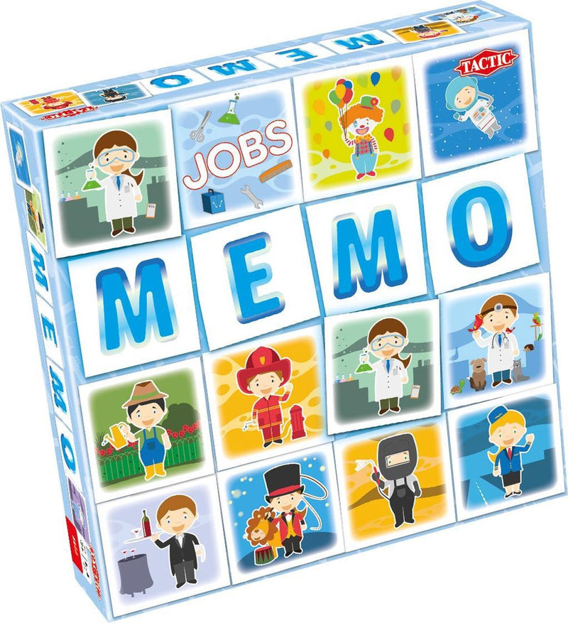 Tactic memory - kaartspel - memo - beroepen