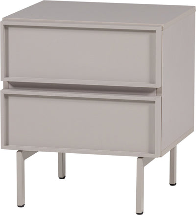 Woood tours ladekast nachtkastje 2 lades melamine mdf - zand