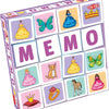 Tactic memo prinsessen en dieren - memospel - zoek de juiste paren - betoverende prinsessen en schattige dierenvrienden - gezelschapsspel voor kinderen en families - 2 tot 6 spelers - vanaf 3 jaar