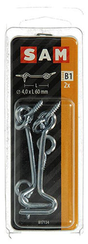Mack 1017848 - windhaak staal verzinkt 2 st 4,0 x 60 mm | 10 stuks - afbeelding 6