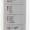 Mack 1017848 - windhaak staal verzinkt 2 st 4,0 x 60 mm | 10 stuks