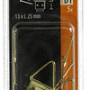 Mack 1017859 - kaderhanger staal vermessingd 5 st 13 x 25 mm | 10 stuks