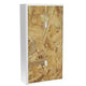 Roldeurkast paperflow zaagsel bruin, wit