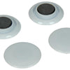 Mack 1017872 - bordmagneet kunststof wit 4 st30 mm | 10 stuks