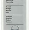 Mack 1017873 - bordmagneet kunststof assortiment 5 st 30 mm | 10 stuks