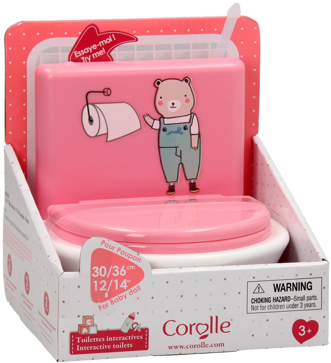 Corolle mon grand poupon - interactieve wc