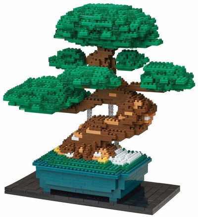 Bandai nanoblock bouwset bonsai deluxe - 1130st.