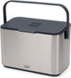 Joseph joseph - collect keukenafval compostemmer met binnenbak 4 liter - roestvast staal - grijs