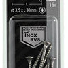 Mack 1019735 - spaanplaatschroef vz kop rvs 16 st 3,5 x 30 mm | 10 stuks