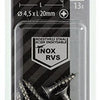 Mack 1019746 - spaanplaatschroef vz kop rvs 13 st 4,5 x 20 mm | 10 stuks