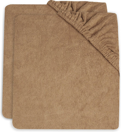 Jollein aankleedkussenhoes badstof 50x70cm - biscuit - 2 stuks