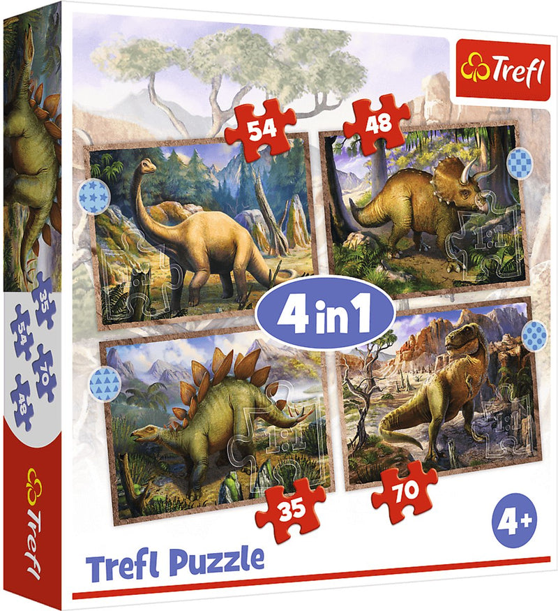 Trefl 4in1 - interesting dinosaurs