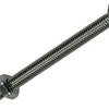 Mack 1019809 - metaalschroef verz. kop + moer rvs 7 st m4x50 | 10 stuks