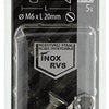Mack 1019814 - metaalschroef verz. kop + moer rvs 5 st m6x20 | 10 stuks
