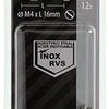 Mack 1019819 - metaalschroef cyl. kop + moer rvs 12 st m4x16 | 10 stuks