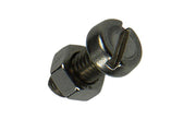Mack 1019824 - metaalschroef cyl. kop + moer rvs 8 st m5x16 | 10 stuks - afbeelding 1