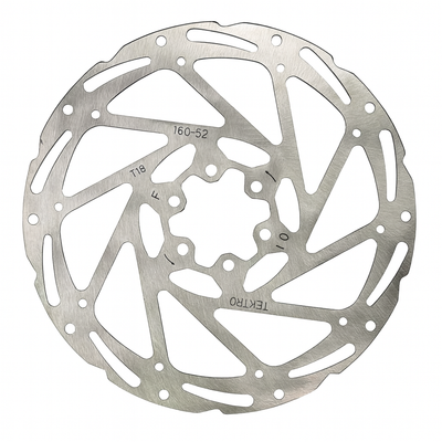 Tektro schijfrem rotor tr160-52 ø160mm, zilver