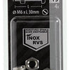 Mack 1019830 - metaalschroef cyl. kop + moer rvs 4 st m6x30 | 10 stuks