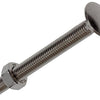 Mack 1019833 - houtbout + moer roestvrijstaal 1 st m8 x 80 mm | 10 stuks