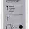 Mack 1019860 - zeskant borgmoer inox a2 4 st m 10 | 10 stuks