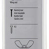 Mack 1019866 - vleugelmoer inox a2 4 st m5 | 10 stuks