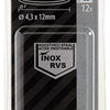 Mack 1019876 - carrosserie sluitring inox a2 12 st 4,3x12 | 10 stuks