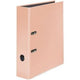 Ordner falken pastel color a4 80 mm karton perzik 2-rings 1 stuk