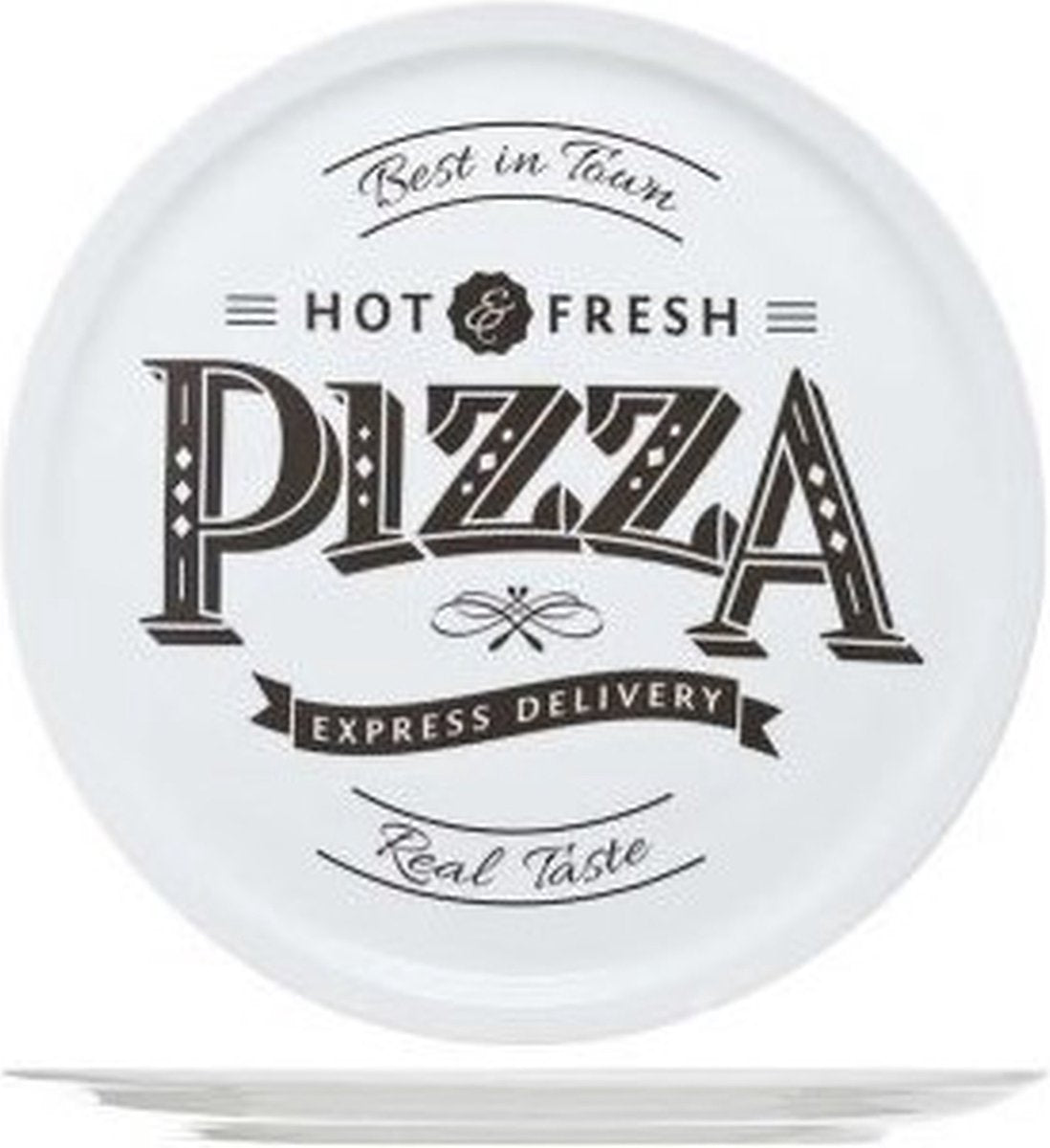 Cosy trendy pizzabord - ø 30cm- hot-fresh pizza