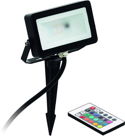 Eglo faedo prikspot voor buiten - kleur rgb - ip44 - zwart
