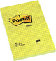 Quantore memoblok post-it 662 102x152mm ruit geel